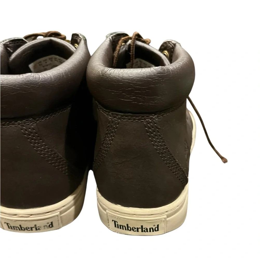 Timberland Dark Brown Leather A181C Lace Up Chukka‎ Shoes Men’s Size 8.5